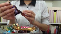 ASMR - Chocolate Candy Eating   Crinkle Sounds   Whispering in Polish