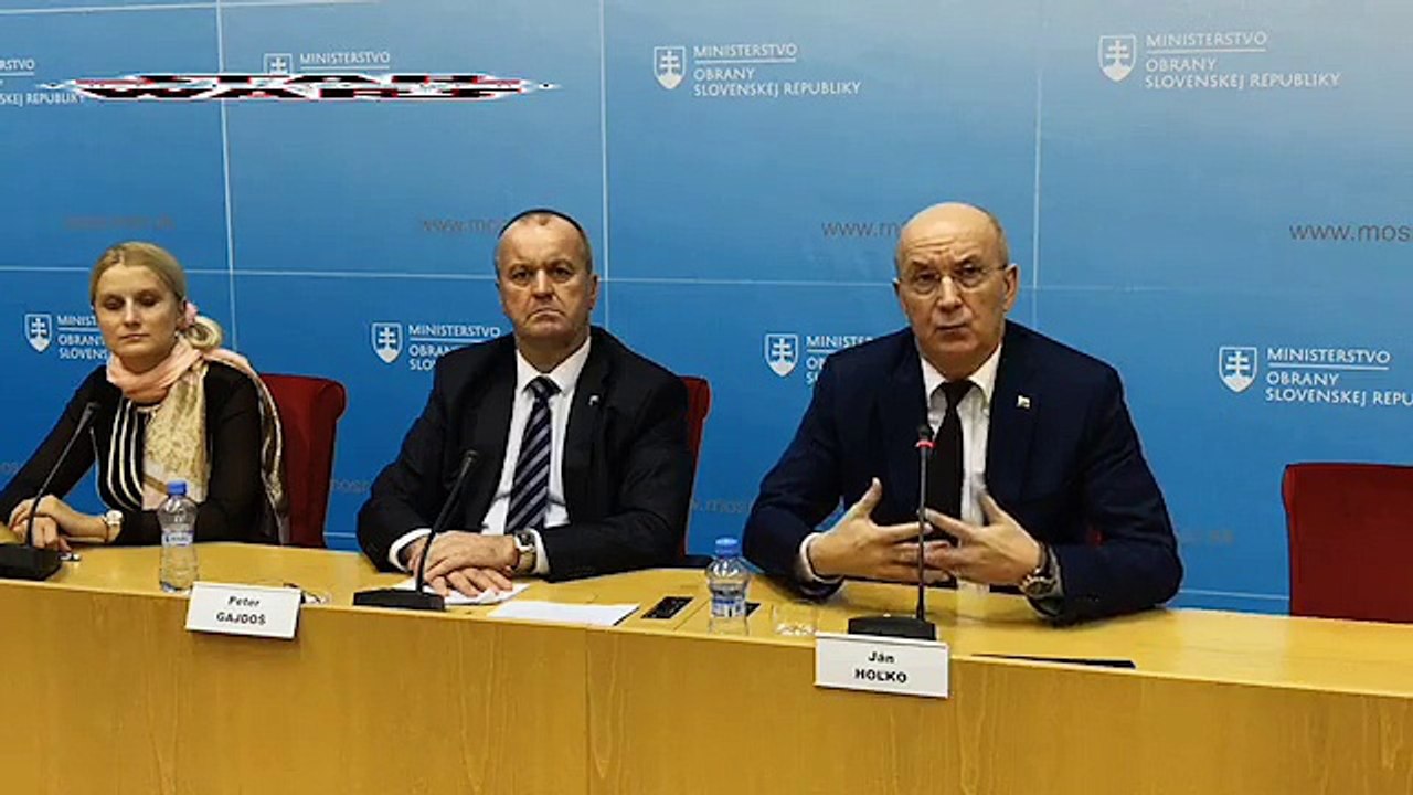 ZÁZNAM: TK ministra obrany Petra Gajdoša