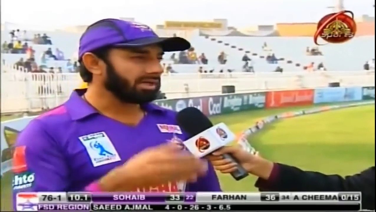 Sohaib Maqsood (80 off 42 Balls) Lahore Blues vs Faisalabad - National T20 Cup 2017 - 13-11-2017