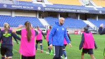 Entrainement à la Mosson veille de MHSC-Brescia !