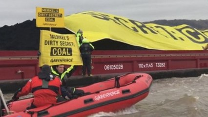 Greenpeace exige a Merkel mayor compromiso en la lucha contra el cambio climático