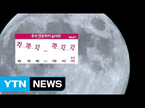 추석 연휴까지 늦더위 계속... 보름달 본다 / YTN (Yes! Top News)