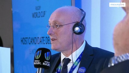 Revivez l'attribution de la Coupe du monde de rugby 2023 à la France