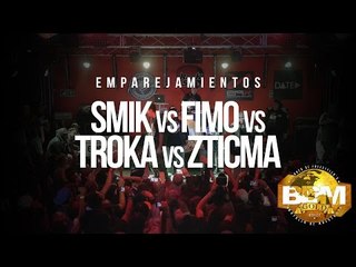 Smik, Fimo, Troka & Zticma | Emparejamientos | BDM Gold México 2016
