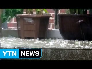 서울 양천·강서 일대 지름 3cm 우박 쏟아져 / YTN (Yes! Top News)