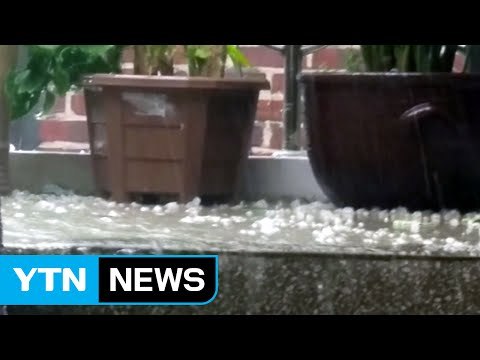 서울 양천·강서 일대 지름 3cm 우박 쏟아져 / YTN (Yes! Top News)