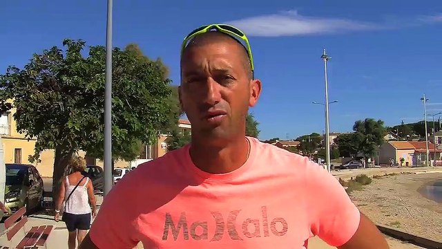 Nicolas Jarossay, sportif martégal participe au nettoyage de Carro