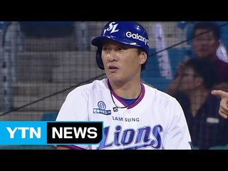 '불혹' 이승엽, 최고령 2천 안타 대기록 / YTN (Yes! Top News)