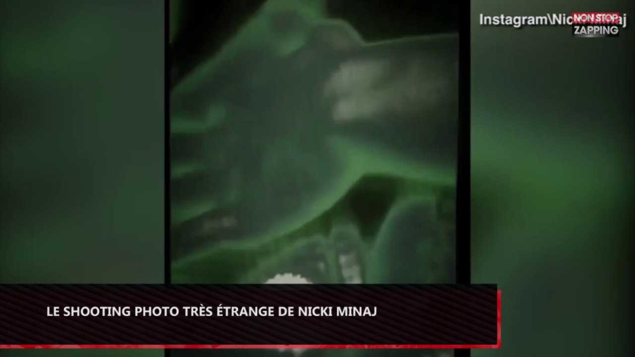 Nicki Minaj : Les images très étranges de son dernier shooting photo (vidéo)