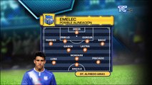 Posibles alineaciones de Emelec y Barcelona para el Clásico del Astillero