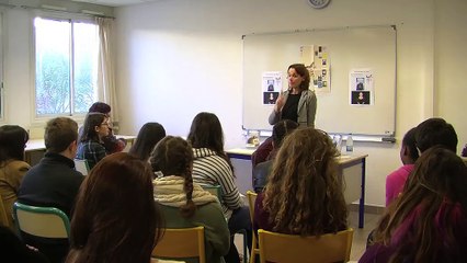 Camille et Ema : Eleves de 1ère et membres du "Club Humanitaire"