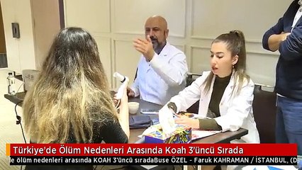 Türkiye'de Ölüm Nedenleri Arasında Koah 3'üncü Sırada