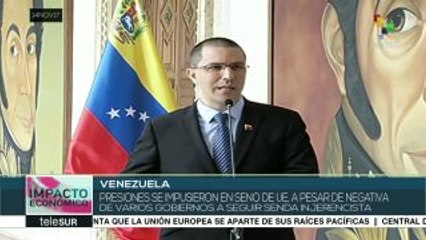 下载视频: Venezuela rechaza sanciones impuestas ante representantes europeos