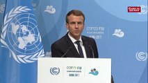 COP23 : « Nous ne lâcherons rien » sur l'accord de Paris, affirme Macron