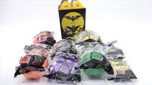 Lego Batman Movie 2017 McDonalds Happy Meal Kids Fast Food Complete Toy Set