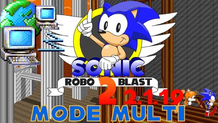 Let's play Sonic Robo Blast 2 v2.1.1.9 - Test réseau - Mode Co-op avec Robichu