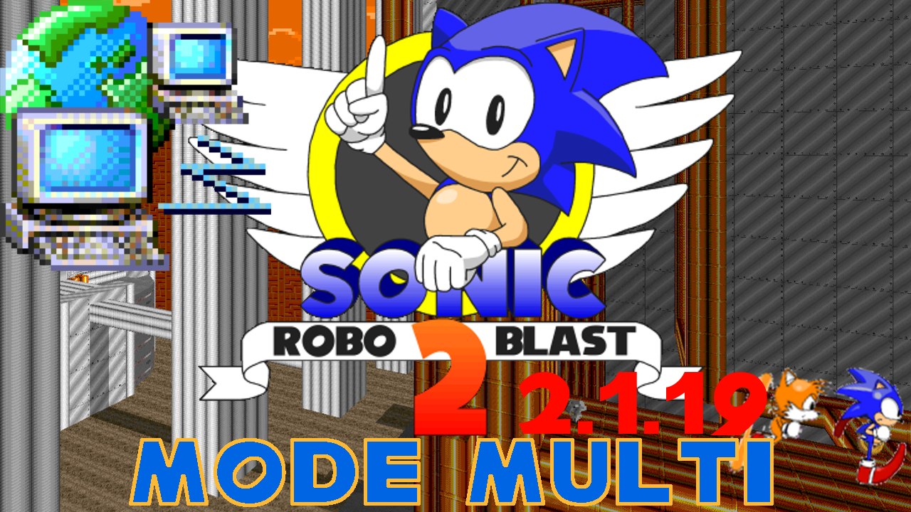 Let's play Sonic Robo Blast 2 v2.1.1.9 - Test réseau - Mode Co-op avec Robichu