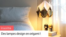 Déco insolite : des lampes design en origami !