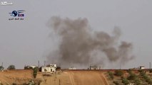 VIDEO: Syrian warplanes pound rebel heartlands in Hama
