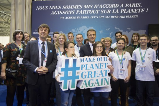 Interview du Président de la République, Emmanuel Macron, lors de la COP23 à Bonn