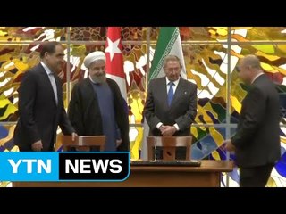 피델 카스트로, 루하니 이란 대통령과 면담 / YTN (Yes! Top News)