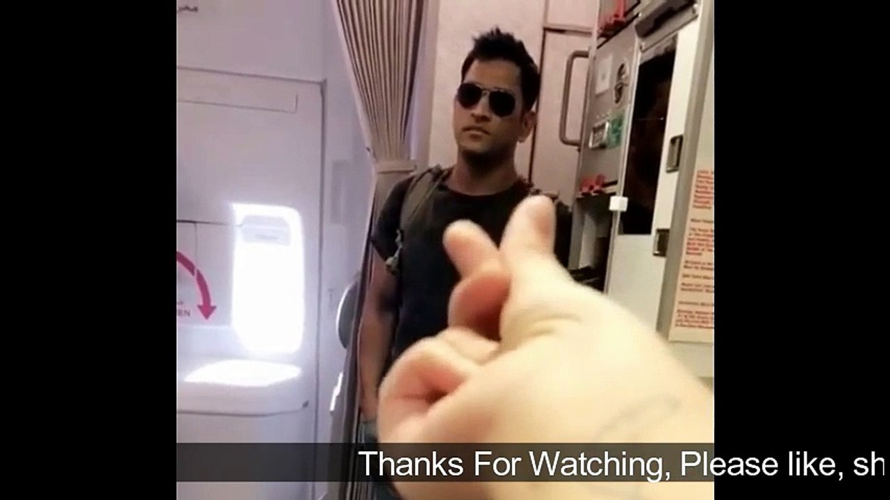M S Dhoni Teases by Wife Sakshi, Video Going Viral