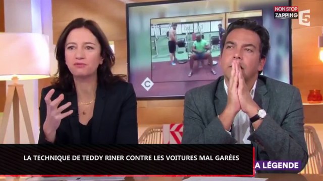 Teddy Riner : Contre les voitures mal garées, le champion a sa technique ! (vidéo)