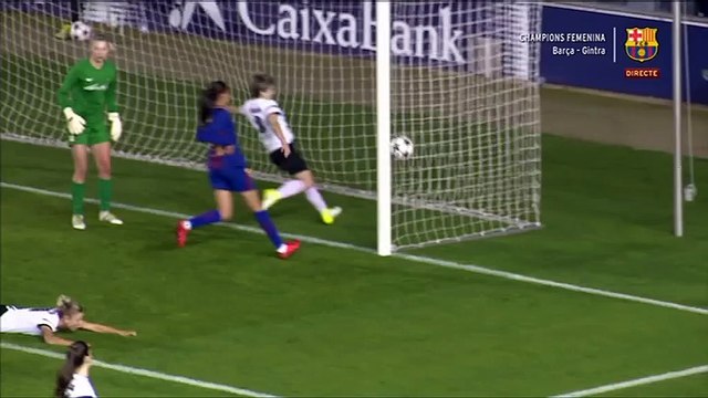 3-0 OwnGoal UEFA Women's Champions League Round 2 - 15.11.2017 FC Barcelona (W) 3-0 Gintra...