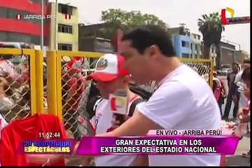 Gran expectativa en los exteriores del Estadio Nacional previo al Perú vs Nueva Zelanda