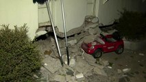 지진으로 기울어진 아파트...주민들 긴급 대피 / YTN