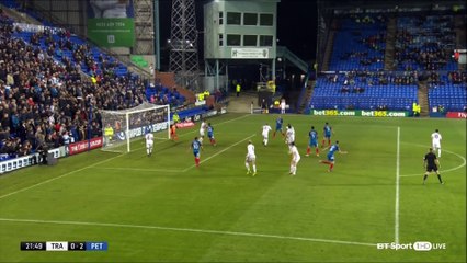 0-2 Danny Lloyd Goal England  FA Cup  Round 1 Rep - 15.11.2017 Tranmere Rovers 0-2 Peterborough