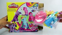 Play Doh My Little Pony Rainbow Dash, Pinkie Pie, Twilight Sparkle y Rarity|JuguetesYSorpresas