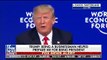 Donald Trump hué après une attaque verbale contre la presse lors d'un discours au forum économique mondial à Davos