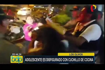 Los Olivos: detienen a sujeto que desfiguró a un adolescente con un cuchillo de cocina