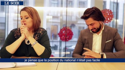 Opaline Meunier et  Georges-Louis Bouchez sur le CDH