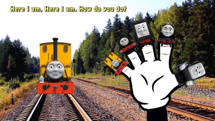 Finger Family Thomas and Friends Spencer Hiro Diesel Daddy Finger Nursery Rhyme Song for Children