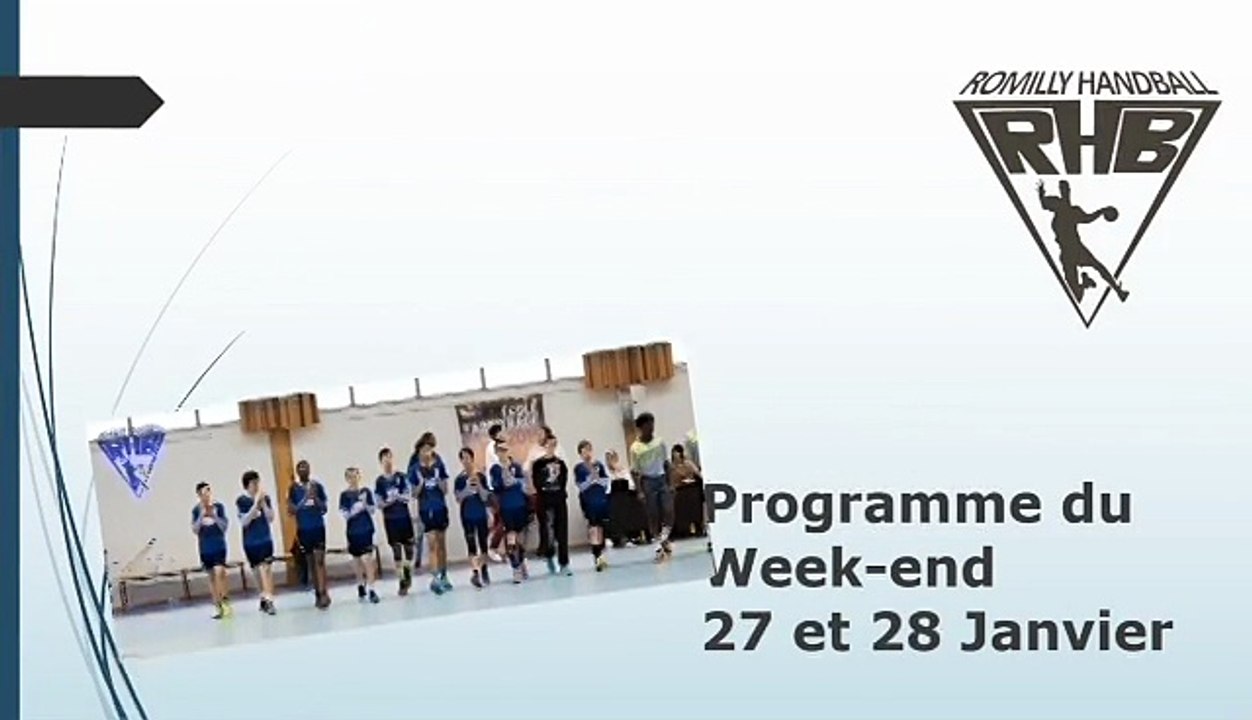 Planning des rencontres 27/28 Février 2018