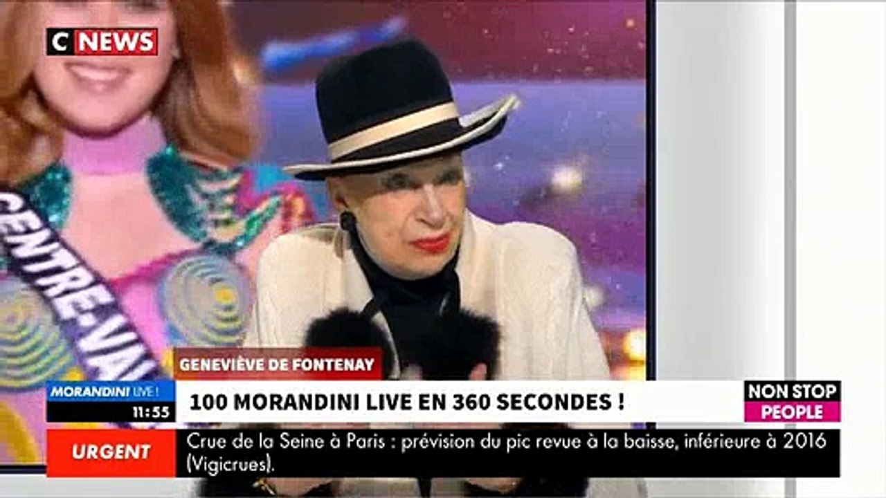 Les stars  tv pour la 100ème de "Morandini Live" sur CNews et Non Stop People