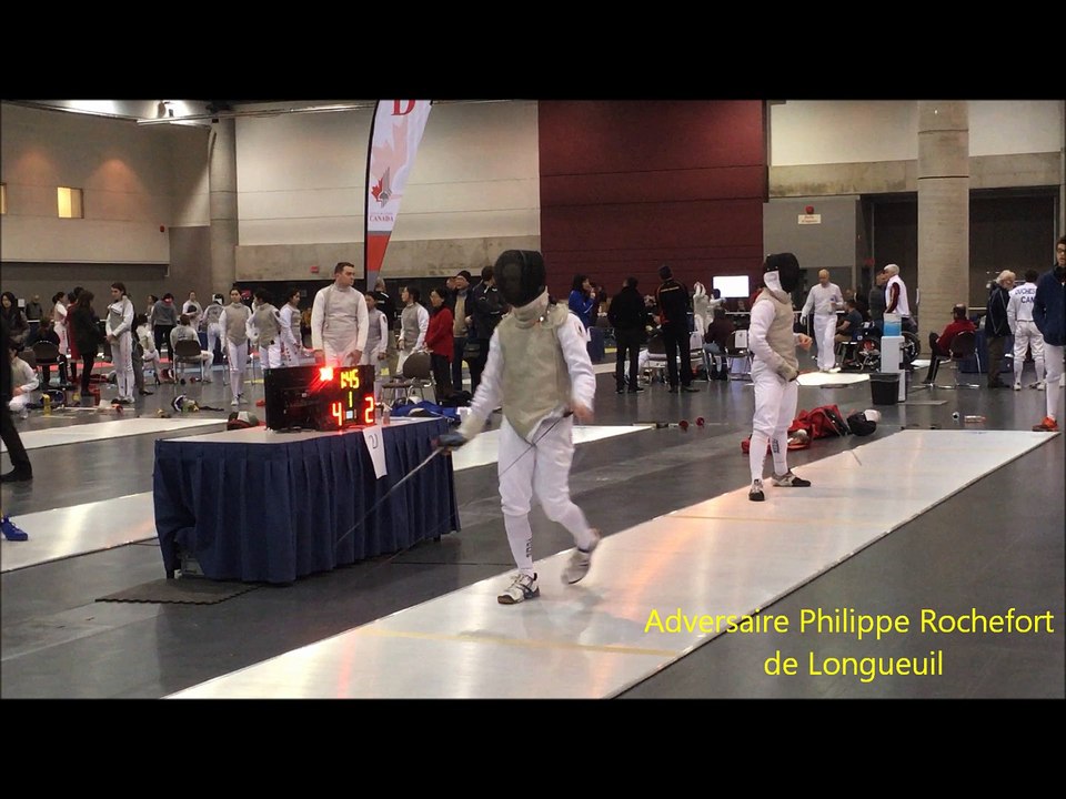 Escrime L'Esquadra - Francis Bouchard - Coupe Canada 2018 Québec HD