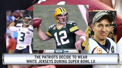 Patriots Pick White Jerseys For Super Bowl LII, Here&apos;s Why