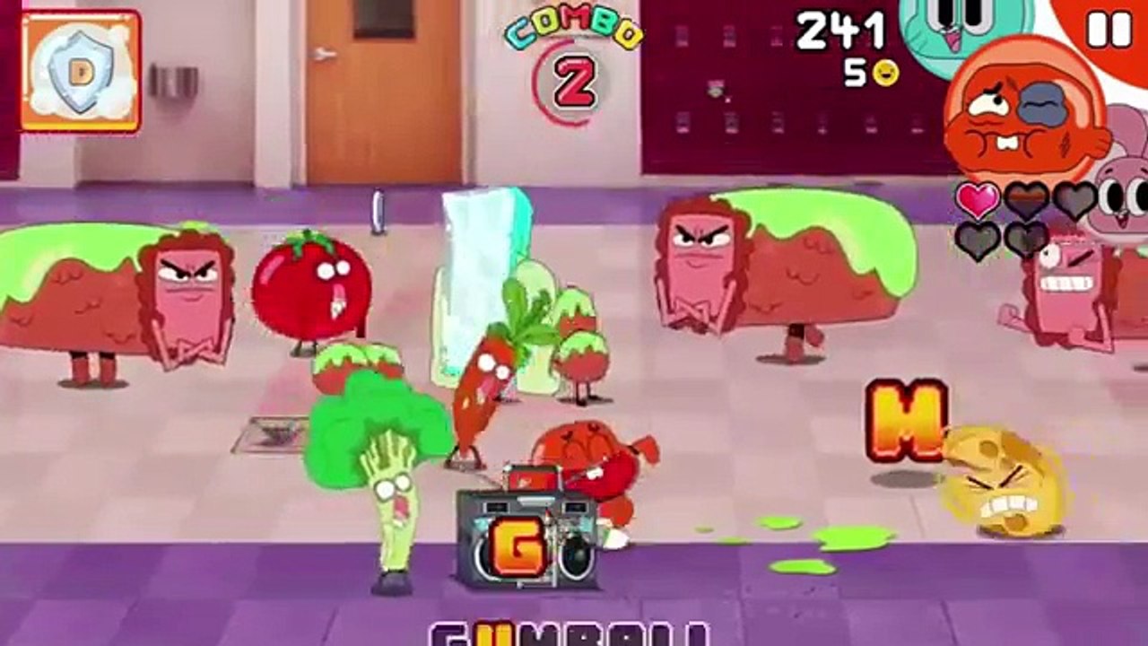 ✔ Мир ГАМБОЛА - Продукты МОНСТРЫ атакуют Мультик ИГРА для Детей ✔