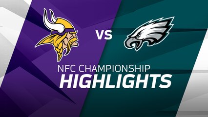Vikings vs. Eagles highlights | NFC Championship Game
