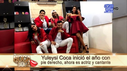 Yuleysi Coca inició el año con pie derecho, ahora es actriz y cantante