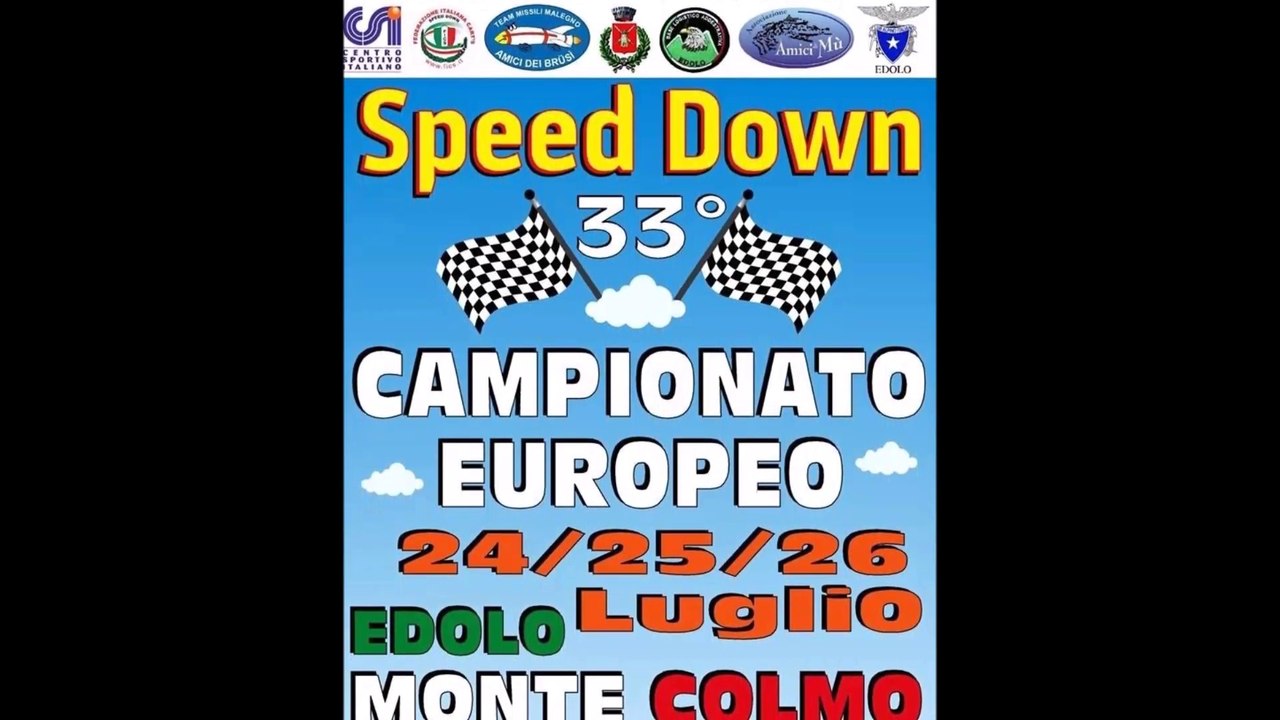 ByCFV FOTO 3 GARA 33° CAMPIONATO EUROPEO SPEED DOWN MONTE COLMO EDOLO 2015