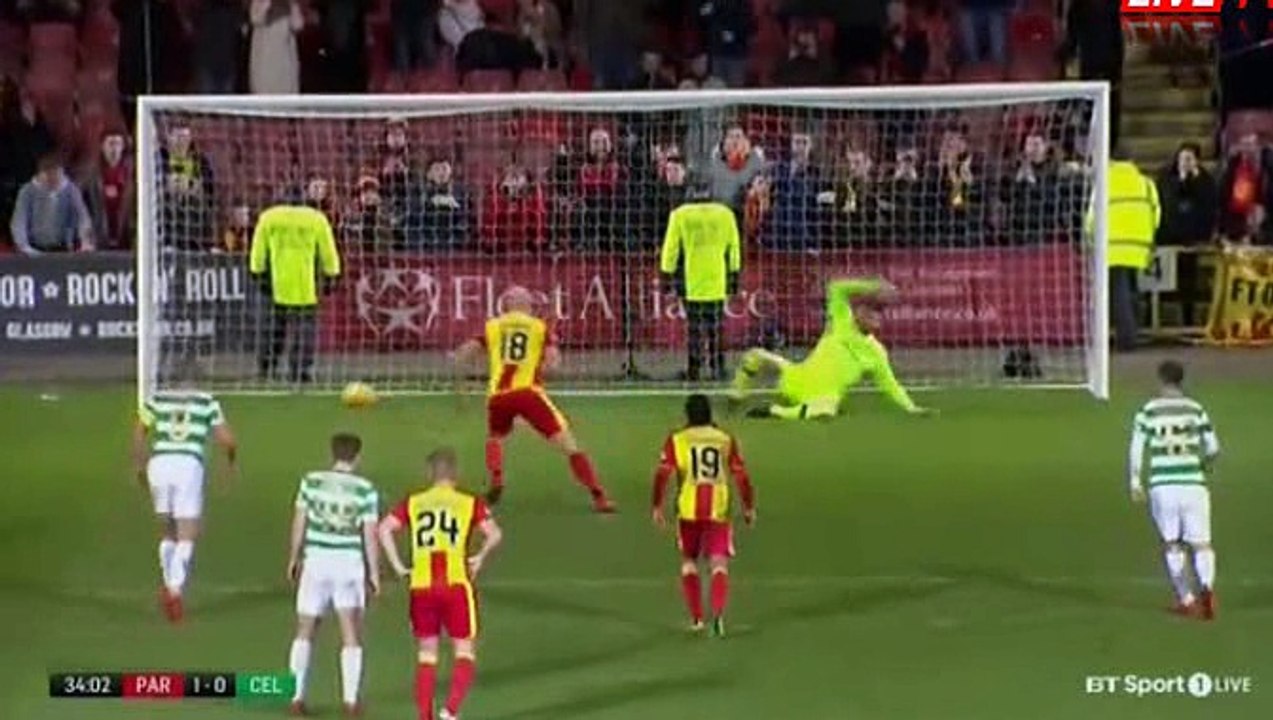 Sammon C. (Penalty) Goal HD -  Partick	1-0	Celtic 23.01.2018