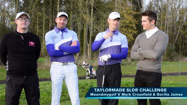 TAYLORMADE SLDR DRIVER CHALLENGE - Meandmgolf v Mark Crossfield & Gorilla James