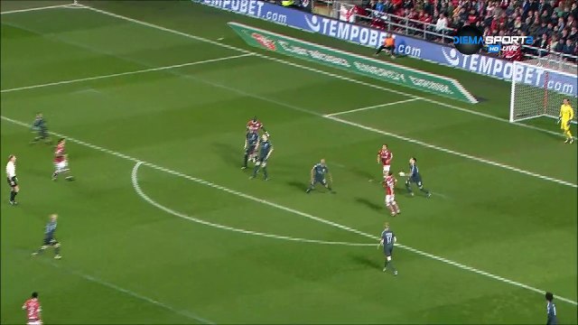 0-2 Sergio Agüero Goal England Football League Cup Semifinal - 23.01.2018 Bristol City 0-2...
