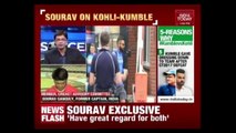 Sourav Ganguly Speaks Exclusively On Kumble-Kohli Rift