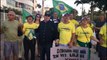 Manifestantes fazem protesto contra o ex-presidente Lula
