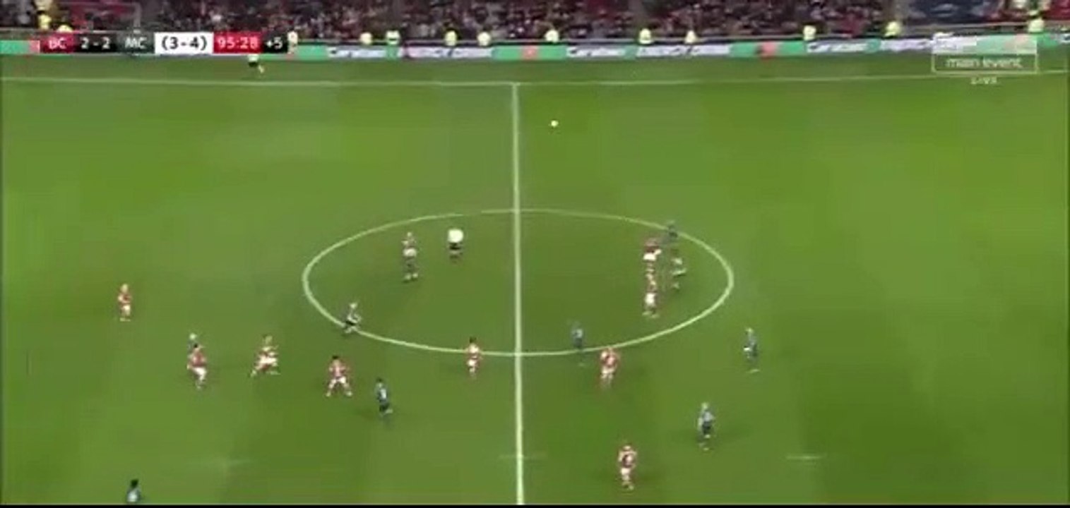 Kevin De Bruyne Goal ~ Bristol City vs Manchester City 2-3 /23/01/2018 EFL Cup